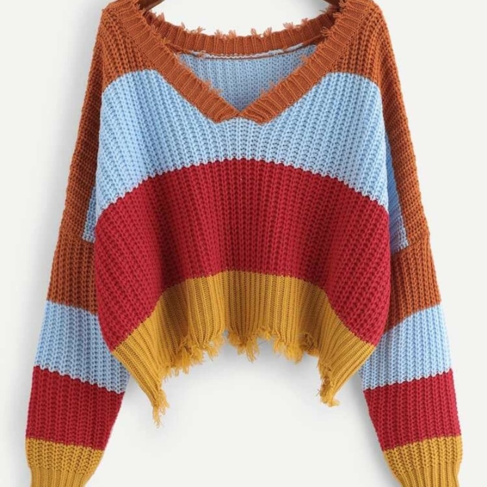Color block sweaters !!!!💕